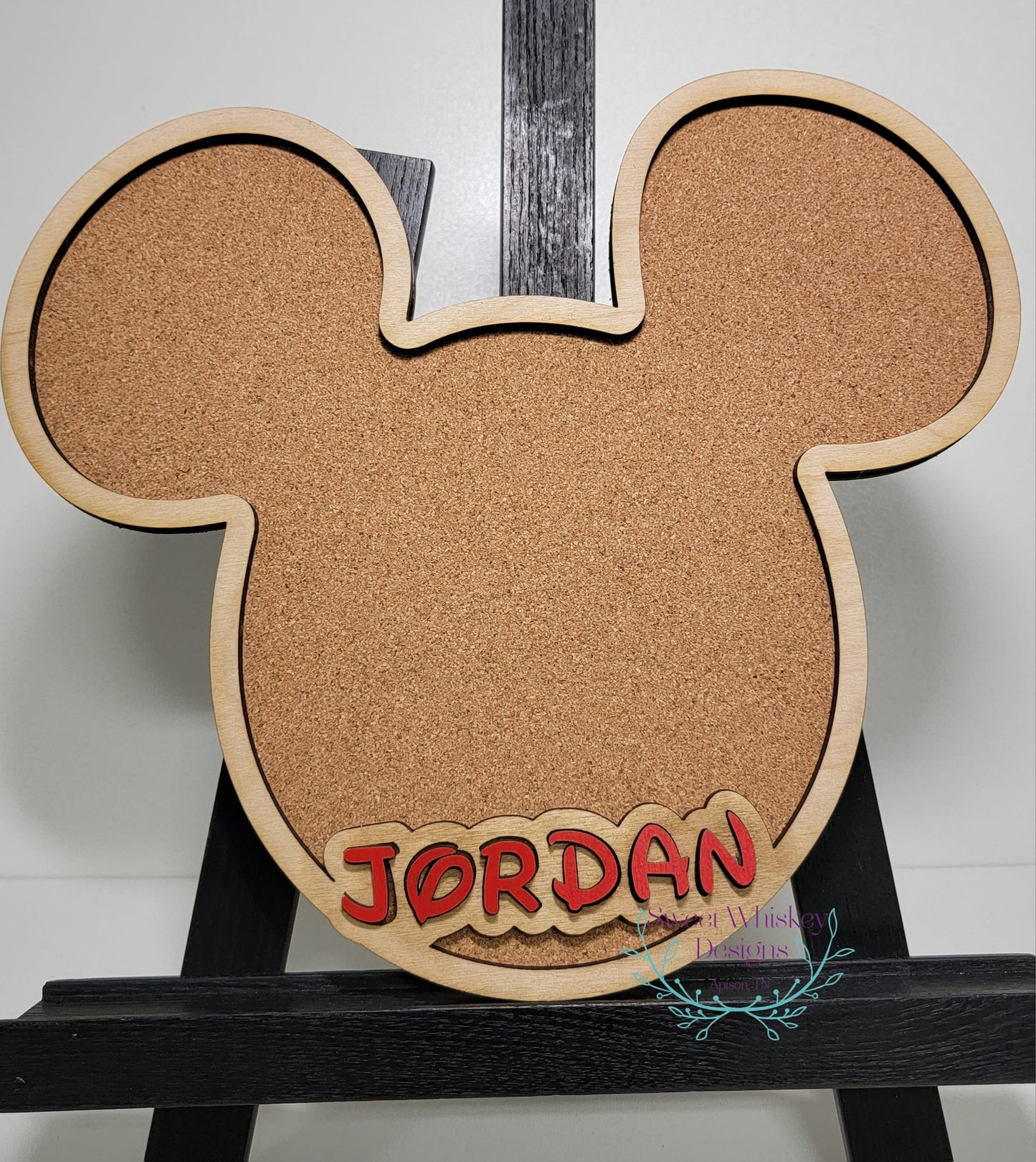 Disney Pin Cork Board With Name