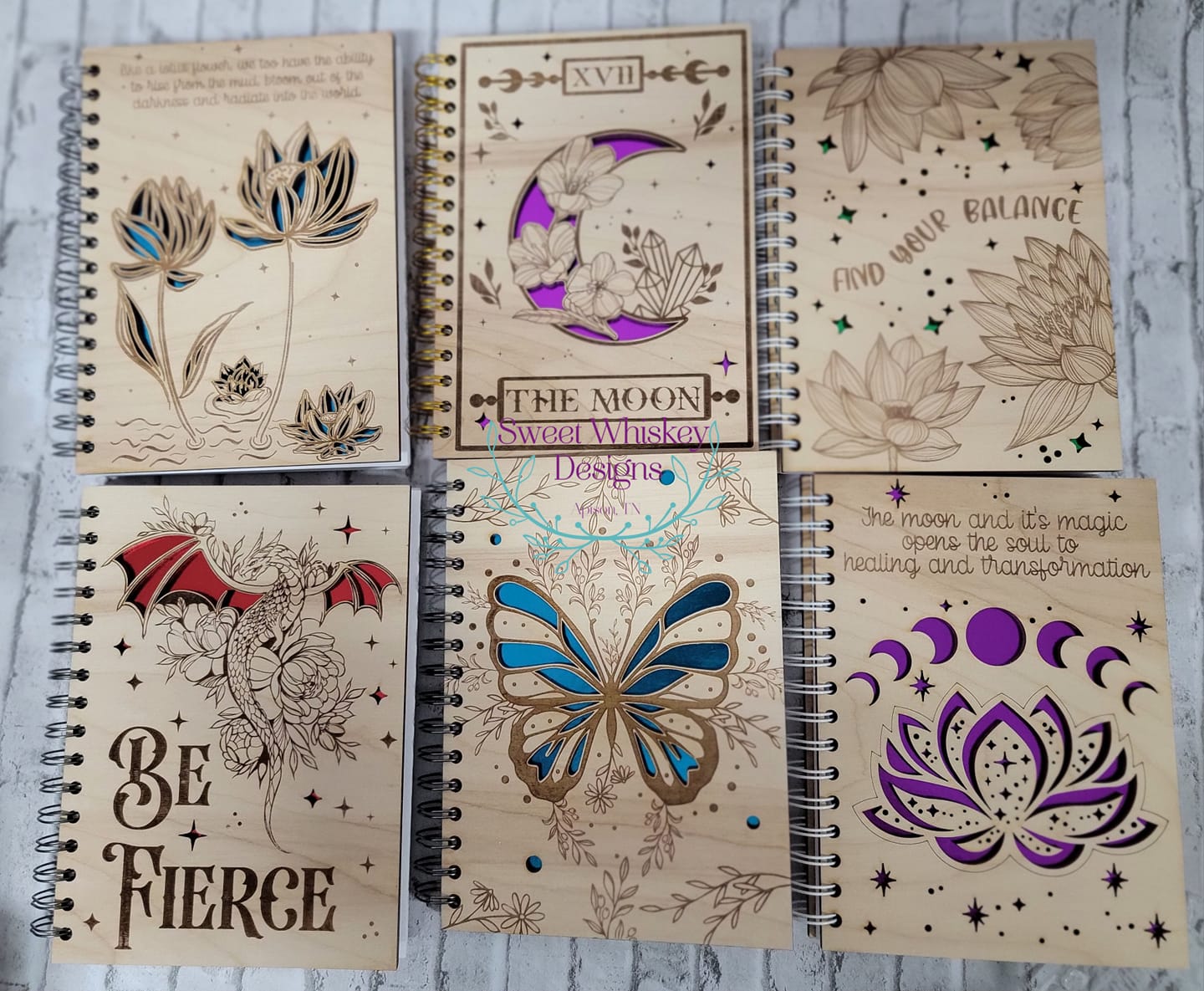 Wooden notebooks